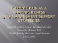Chronic Pain as a Chronic Illness Self Management Support Strategies PowerPoint PPT Presentation