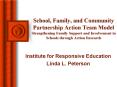 School, Family, and Community Partnership Action Team Model Strengthening Family Support and Involve PowerPoint PPT Presentation
