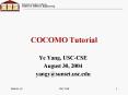 COCOMO Tutorial PowerPoint PPT Presentation