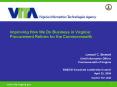 Improving How We Do Business in Virginia: Procurement Reform for the Commonwealth PowerPoint PPT Presentation