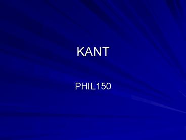 KANT