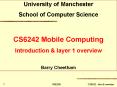 Mobile Computing CS6242 PowerPoint PPT Presentation