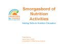 Smorgasbord of Nutrition Activities PowerPoint PPT Presentation