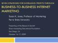Seven Strategies for Increasing Profits Through BusinesstoBusiness Internet Marketing PowerPoint PPT Presentation