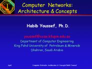 Computer Networks: Architecture
