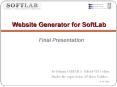 Website%20Generator%20for%20SoftLab PowerPoint PPT Presentation