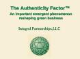 The Authenticity Factor PowerPoint PPT Presentation