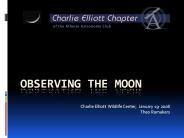 Observing the moon