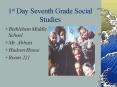 1st Day Seventh Grade Social Studies PowerPoint PPT Presentation