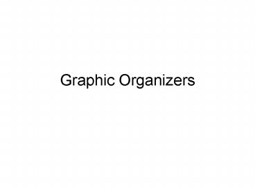 Graphic Organizers