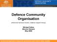 Defence Community Organisation PowerPoint PPT Presentation