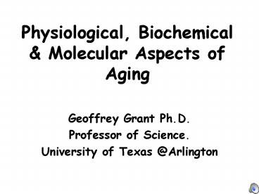 Physiological, Biochemical