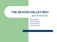 THE SILICON VALLEY WAY