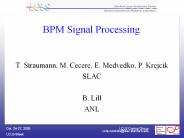 BPM Signal Processing