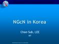 NGcN in Korea PowerPoint PPT Presentation