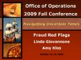Fraud Red Flags PowerPoint PPT Presentation