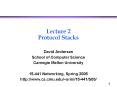 Lecture 2 Protocol Stacks PowerPoint PPT Presentation