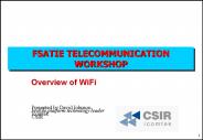 FSATIE TELECOMMUNICATION WORKSHOP