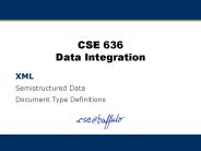 CSE 636 Data Integration