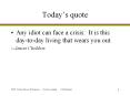 Todays quote PowerPoint PPT Presentation