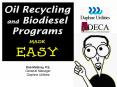 Developing Alternative Fuel Sources from Treatment Plant Waste Streams ________________________ Rob PowerPoint PPT Presentation