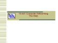 15441 Computer Networking The Web PowerPoint PPT Presentation