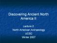 Discovering Ancient North America II PowerPoint PPT Presentation
