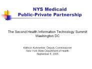 The Second Health Information Technology Summit