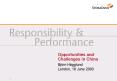 Opportunities and Challenges in China PowerPoint PPT Presentation