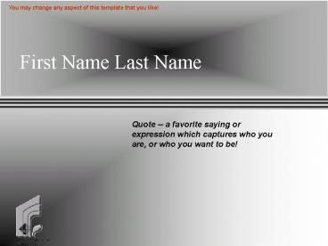 First Name Last Name