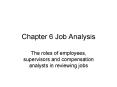 Chapter 6 Job Analysis PowerPoint PPT Presentation