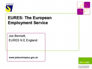 EURES: The European Employment Service