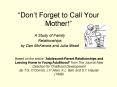 Dont Forget to Call Your Mother PowerPoint PPT Presentation