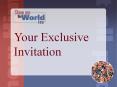 Your Exclusive Invitation PowerPoint PPT Presentation