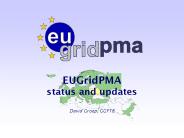 EUGridPMA status and updates David Groep, GGF18