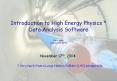 Introduction to High Energy Physics Data Analysis Software Pere Mato CERN PHSFT PowerPoint PPT Presentation