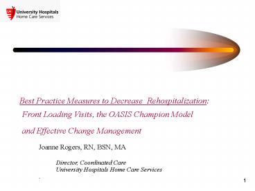 Effects of Frontloaded Visits