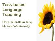 Taskbased Language Teaching