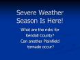 Severe Weather Season Is Here PowerPoint PPT Presentation