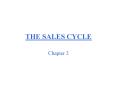 THE SALES CYCLE PowerPoint PPT Presentation