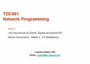 TDC561 Network Programming