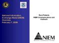 National Information Exchange Model (NIEM) Overview February 7, 2006 PowerPoint PPT Presentation