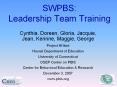 SWPBS: Leadership Team Training