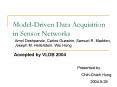 ModelDriven Data Acquisition in Sensor Networks PowerPoint PPT Presentation