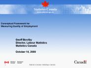 Conceptual Framework for Measuring Quality of Employment