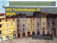 Tecnologie per servizi web: WSDL, WSFL