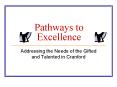 Pathways to Excellence PowerPoint PPT Presentation