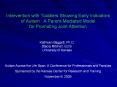 Intervention with Toddlers Showing Early Indicators of Autism: A Parent-Mediated Model for Promoting Joint Attention PowerPoint PPT Presentation