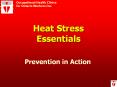 Heat Stress Essentials PowerPoint PPT Presentation