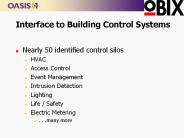 Interface to Building Control Systems